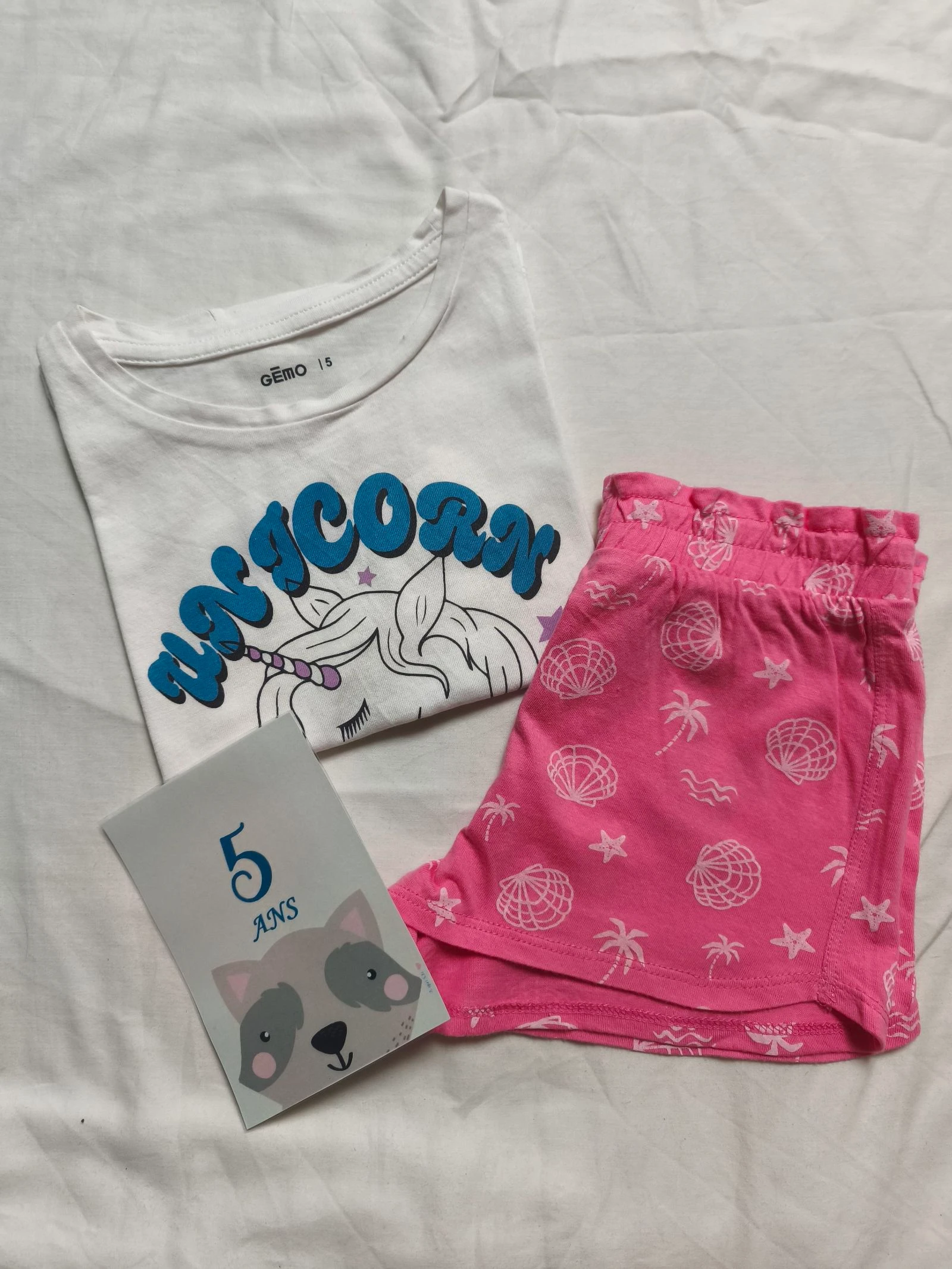 Tenue été fille (5 ans)